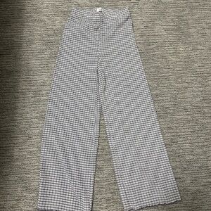 Wilfred Purple/White Gingham Pants
